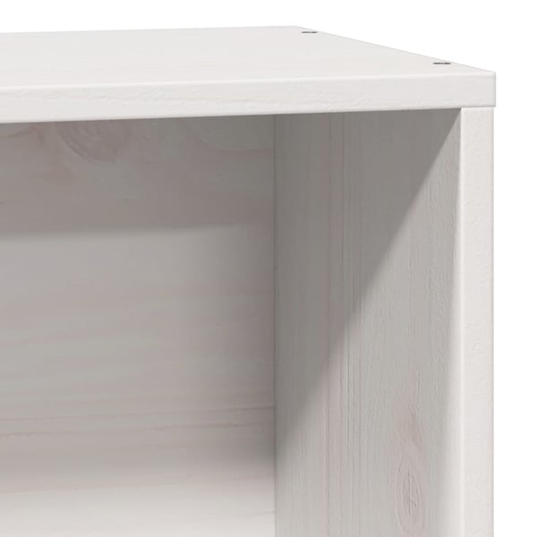 vidaXL Sengeramme uten madrass hvit 75x190 cm heltre furu