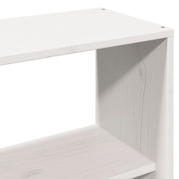 vidaXL Sengeramme uten madrass hvit 140x190 cm heltre furu