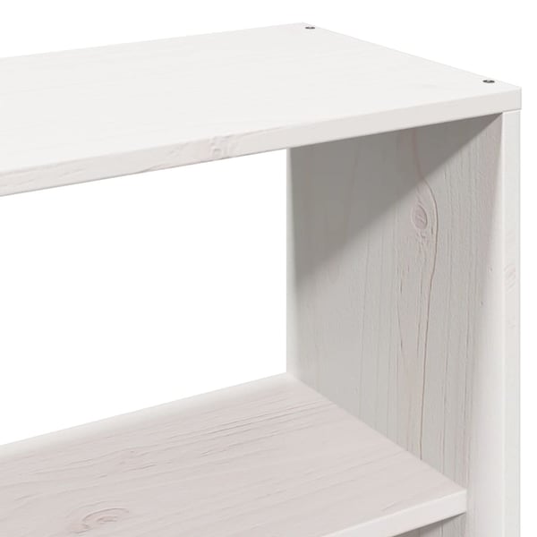 vidaXL sengeramme uden madras 140x200 cm massivt fyrretræ hvid