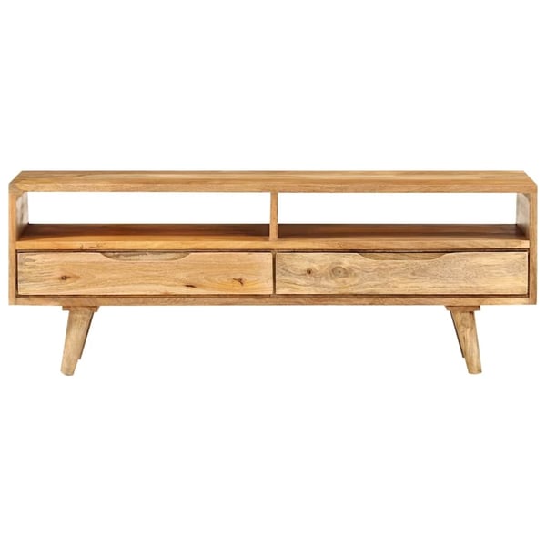 vidaXL tv-bord 110x30x41 cm massivt mangotræ