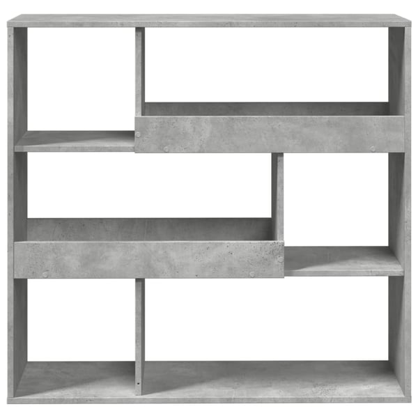 vidaXL Bokhylle/romdeler betonggrå 100x33x94,5 cm