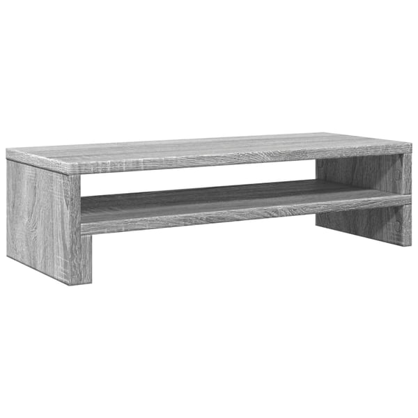 vidaXL Näyttöteline harmaa Sonoma 54x22x15 cm tekninen puu