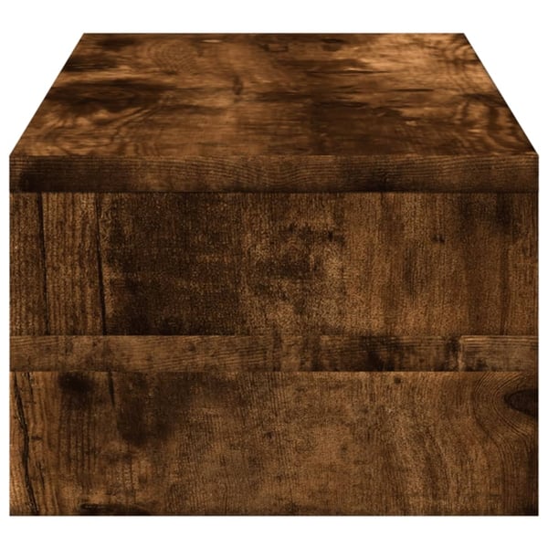 vidaXL Skjermstativ røkt eik 54x22x15 cm konstruert tre