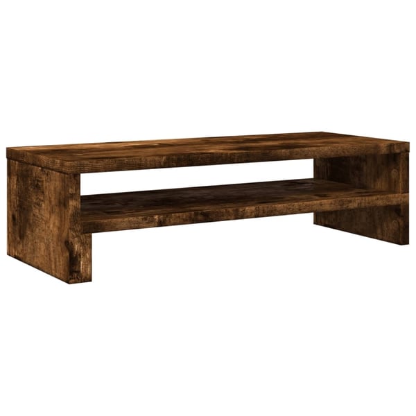 vidaXL Skjermstativ røkt eik 54x22x15 cm konstruert tre