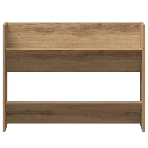 vidaXL Veggmontert skohylle artisan eik 80x18x60 cm konstruert tre