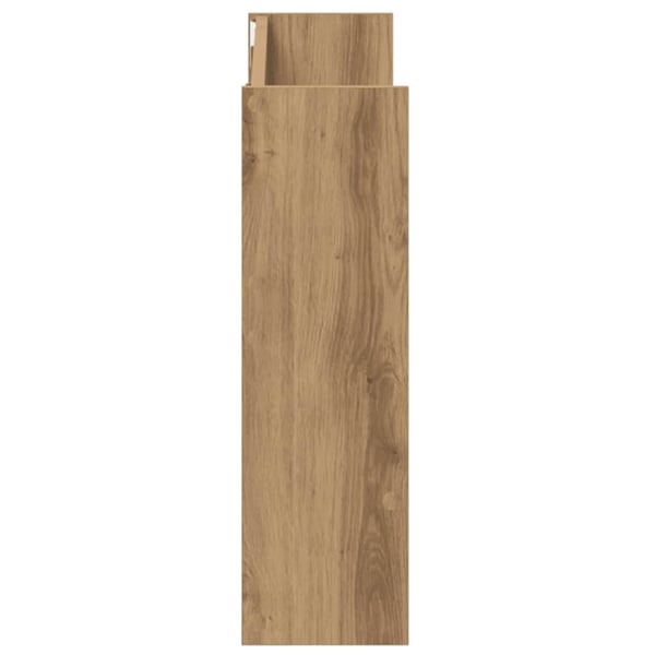 vidaXL Veggmontert skohylle artisan eik 80x18x60 cm konstruert tre