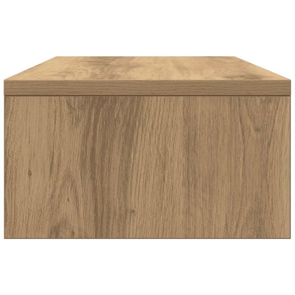 vidaXL Skjermstativ med skuffer artisan eik 50x27x15 cm konstruert tre