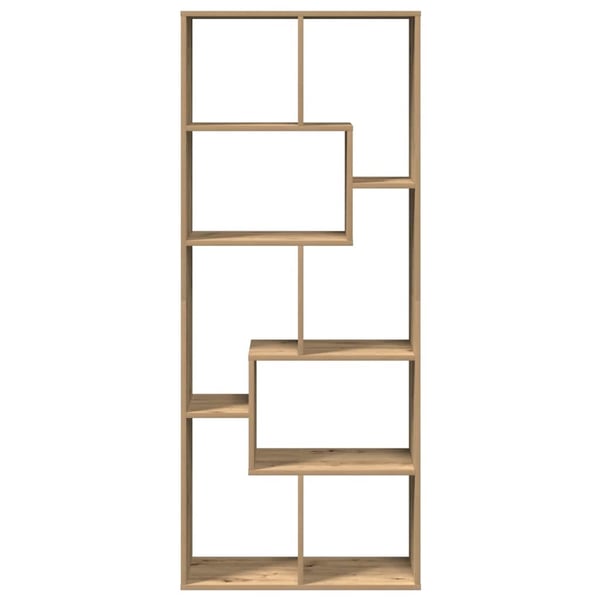 vidaXL Bokhylla/Rumsavdelare ek 67x25x161,5 cm konstruerat trä