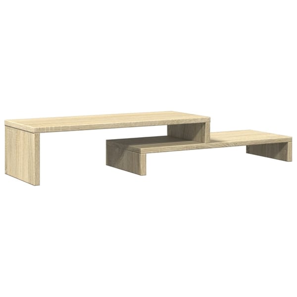 vidaXL Skjermstativ sonoma eik 54x22x15 cm konstruert tre