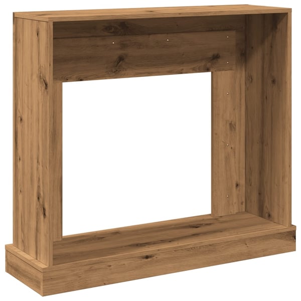 vidaXL Peisramme artisan eik 100x30x87,5 cm konstruert tre