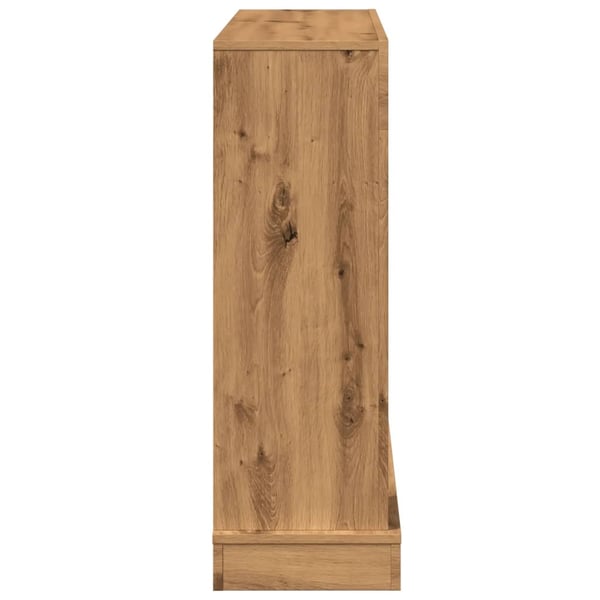 vidaXL Peisramme artisan eik 100x30x87,5 cm konstruert tre