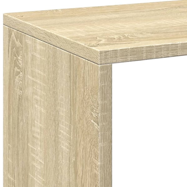 vidaXL Romdeler bokhylle sonoma eik 69,5x29x137,5 cm konstruert tre