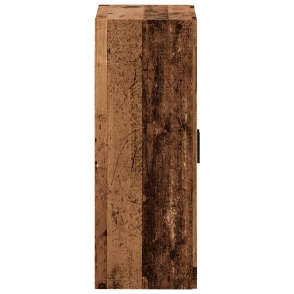 vidaXL Veggmontert skap gammelt tre 69,5x34x90 cm konstruert tre