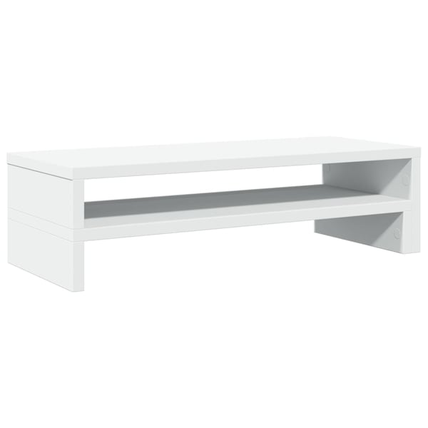 vidaXL Skjermstativ hvit 54x22x15 cm konstruert tre