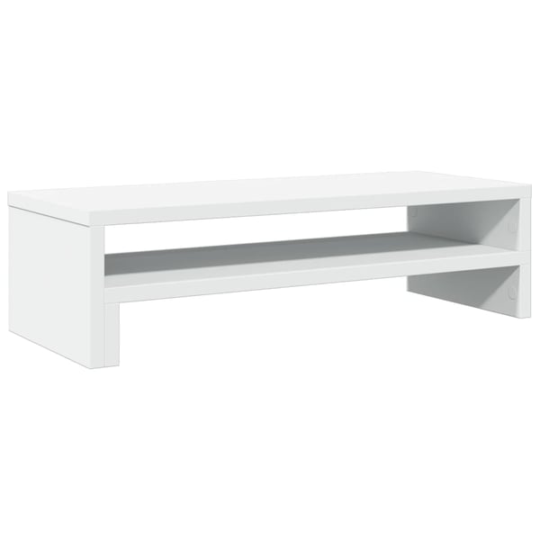 vidaXL Skjermstativ hvit 54x22x15 cm konstruert tre