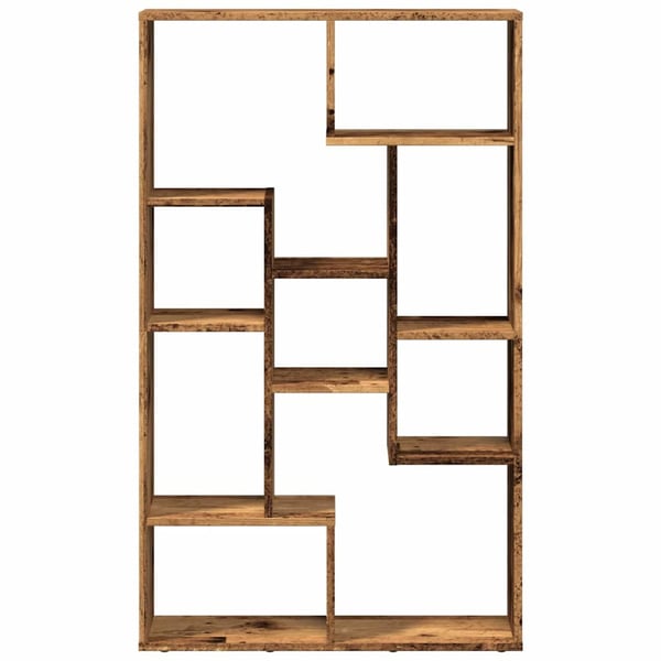 vidaXL Bokhylle gammelt tre 72x20x120,5 cm konstruert tre