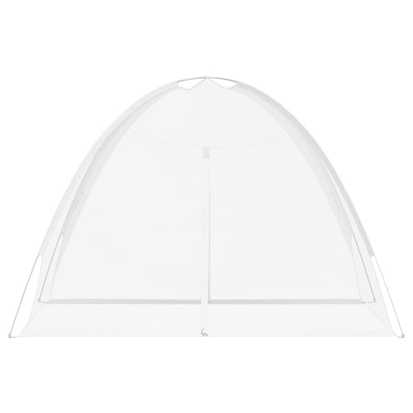 vidaXL Mongolsk myggnett med dører 220 netting hvit 200x150x140 cm