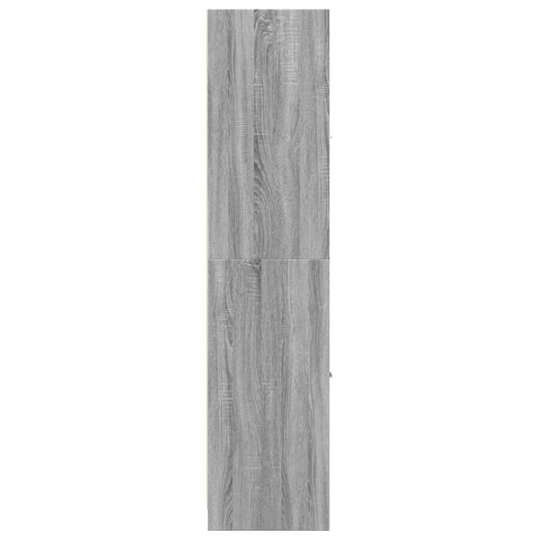 vidaXL Apotekskap grå sonoma 30x41x174,5 cm konstruert tre