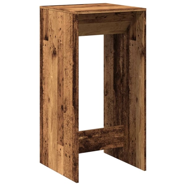 vidaXL Barbord gammelt tre 51x50x103,5 cm konstruert tre