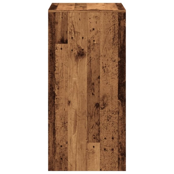 vidaXL Barbord gammelt tre 51x50x103,5 cm konstruert tre