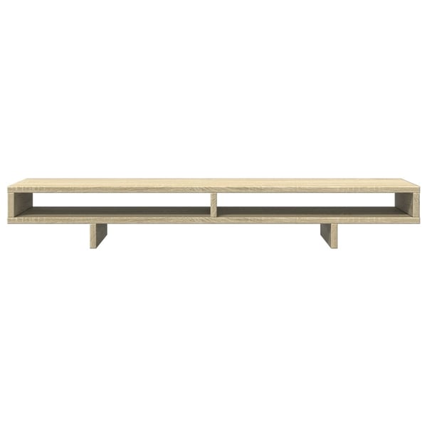 vidaXL Skjermstativ sonoma eik 100x27x15 cm konstruert tre