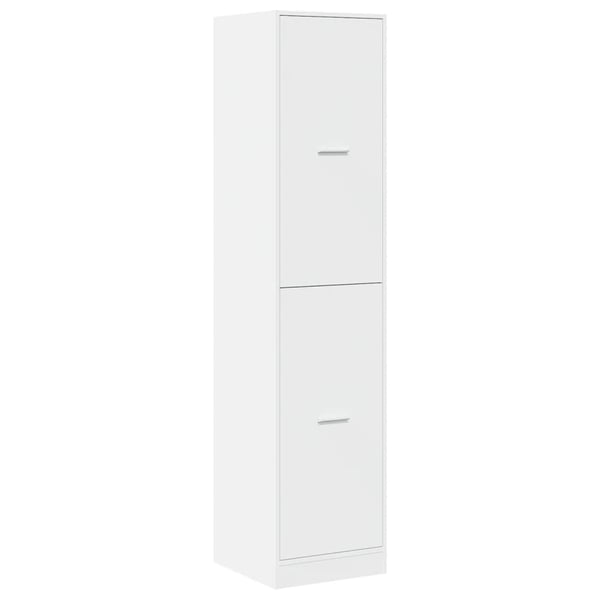 vidaXL Apotekskap hvit 40x41x174,5 cm konstruert tre