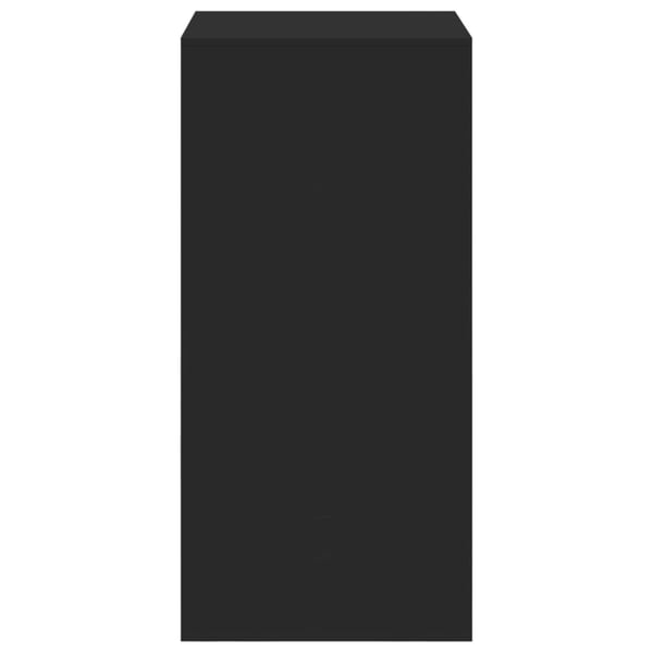 vidaXL Barbord svart 51x50x103,5 cm konstruert tre