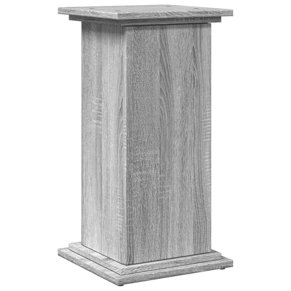 vidaXL Skjermhylle oppbevaring grå sonoma 31x30x60 cm konstruert tre