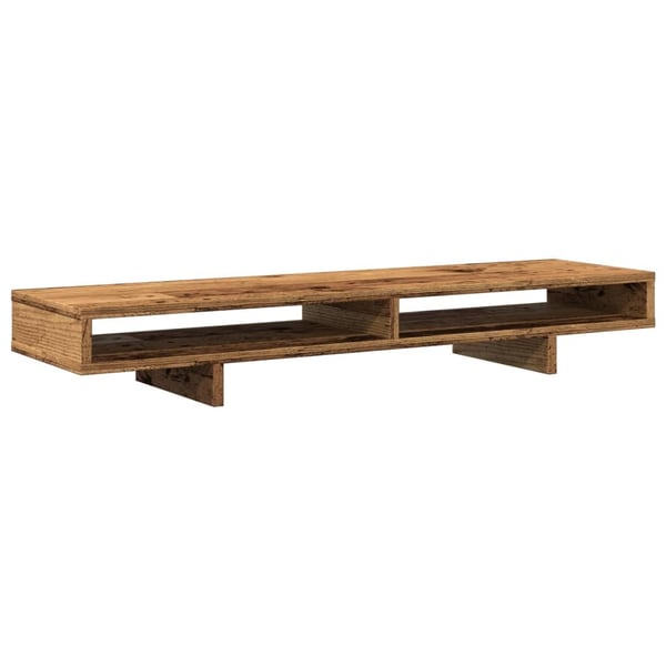 vidaXL Skjermstativ gammelt tre 100x27x15 cm konstruert tre