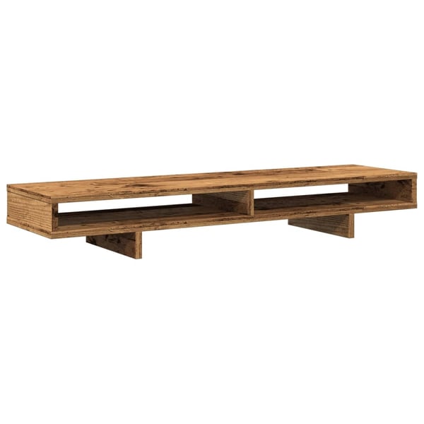 vidaXL Skjermstativ gammelt tre 100x27x15 cm konstruert tre