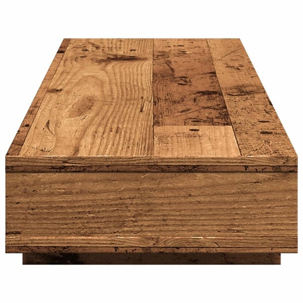 vidaXL Skjermstativ gammelt tre 100x27x15 cm konstruert tre