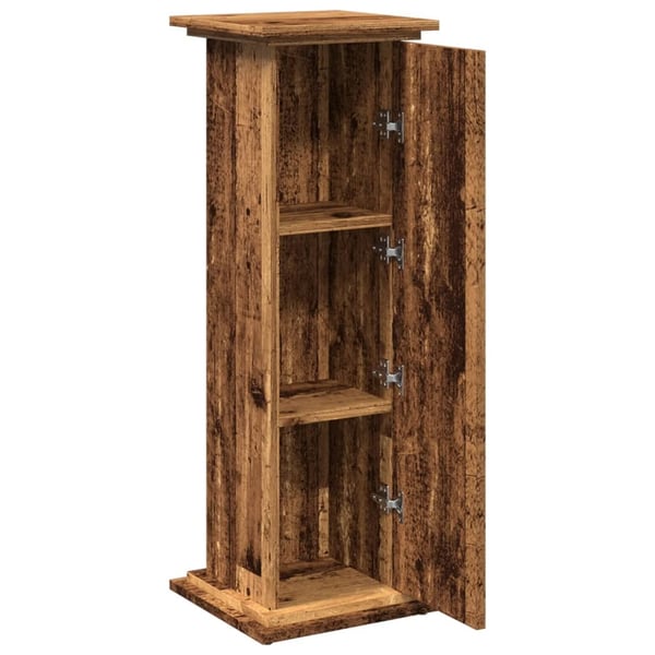 vidaXL piedestal med opbevaring 31x30x90 cm konstrueret træ