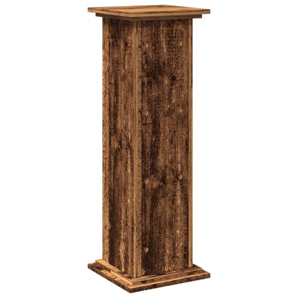 vidaXL piedestal med opbevaring 31x30x90 cm konstrueret træ