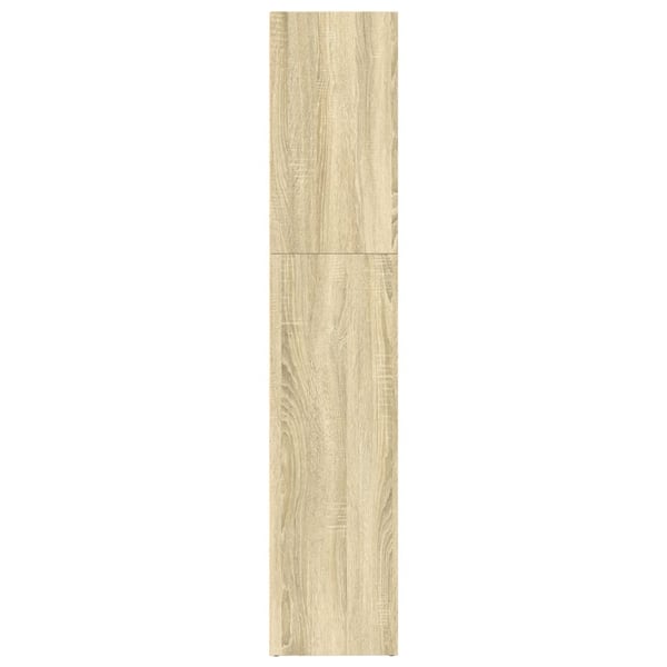 vidaXL Bokhylle sonoma eik 80x30x152 cm konstruert tre