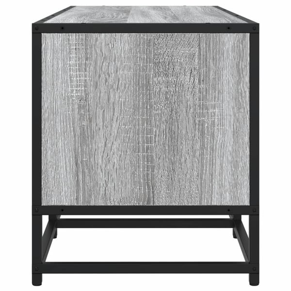 vidaXL TV-benk grå sonoma 180x35x41 cm konstruert tre