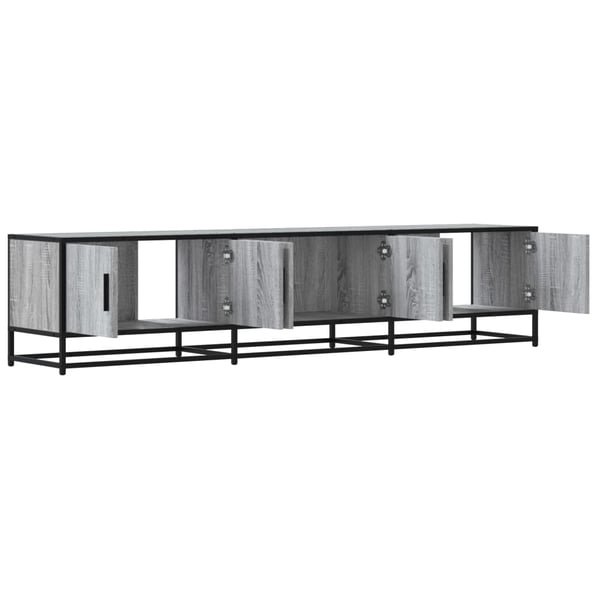 vidaXL TV-benk grå sonoma 180x35x41 cm konstruert tre