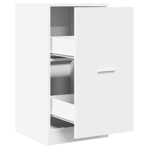 vidaXL apotekerskab 40x41x77,5 cm konstrueret træ hvid