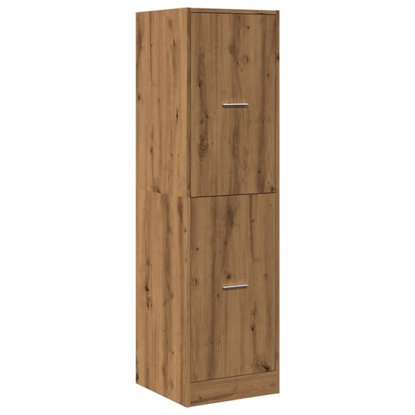 vidaXL Apotekskap artisan eik 40x41x144,5 cm konstruert tre