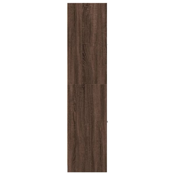 vidaXL Apotekskap brun eik 30x41x174,5 cm konstruert tre