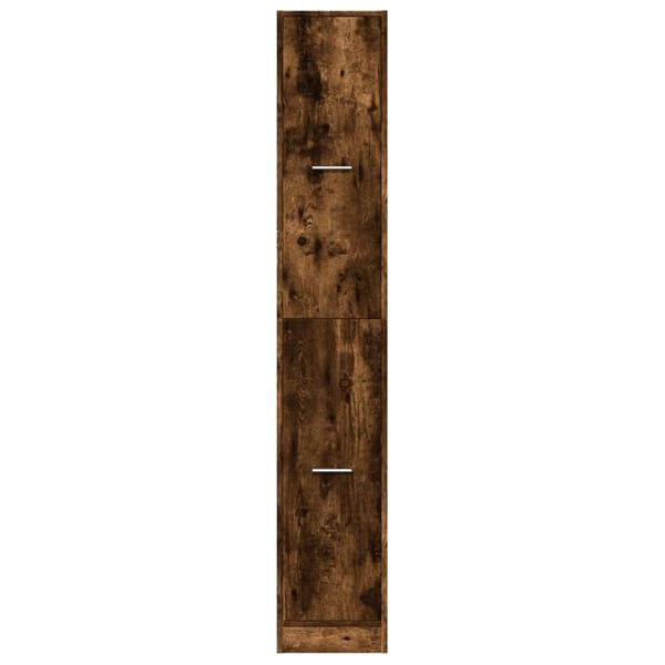 vidaXL apotekerskab 30x41x174,5 cm konstrueret træ røget egetræsfarve