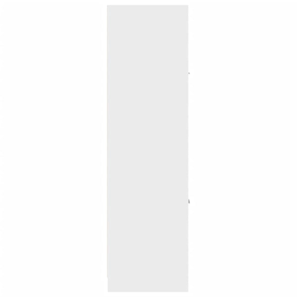 vidaXL Apotekskap hvit 40x41x144,5 cm konstruert tre