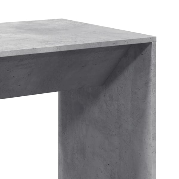 vidaXL Barbord betonggrå 51x50x103,5 cm konstruert tre