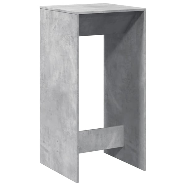 vidaXL Barbord betonggrå 51x50x103,5 cm konstruert tre