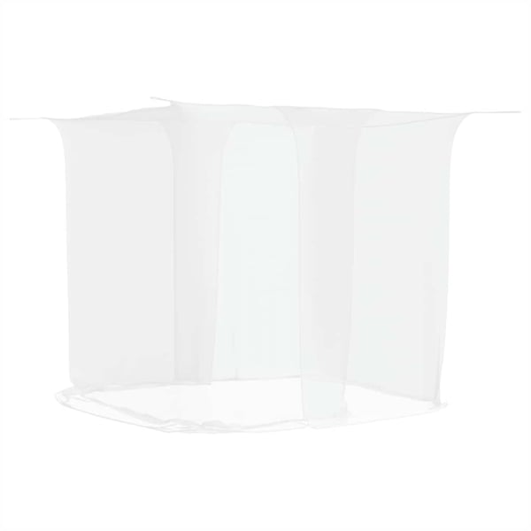 vidaXL Hängande myggnät 156 mesh vit 220x120x150 cm