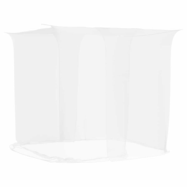 vidaXL Hängande myggnät 156 mesh vit 220x120x150 cm