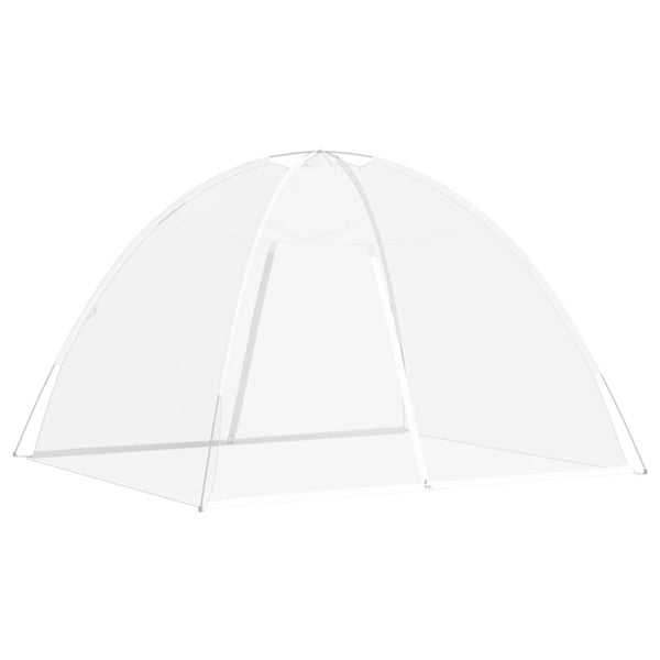 vidaXL myggenet med døre 200x180x135 cm trådnet hvid