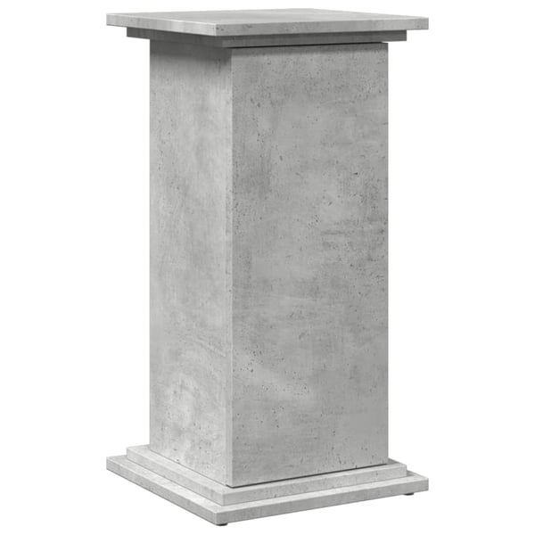 vidaXL Pidestall med oppbevaring betonggrå 31x30x60 cm konstruert tre