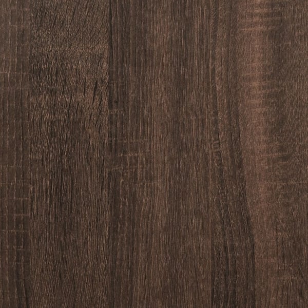 vidaXL Peisramme brun eik 90x30x90 cm konstruert tre