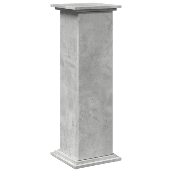 vidaXL Pidestall med oppbevaring betonggrå 31x30x90 cm konstruert tre