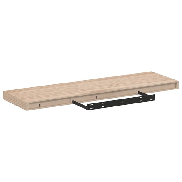 vidaXL Flytende hyller 4 stk 80x23,5x4 cm konstruert tre